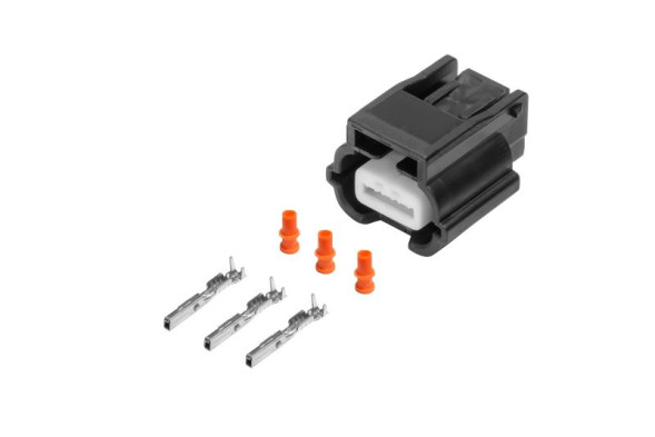 Колодка-разъем 3-х контактный к корректору фар Hyundai, Kia (AX6673S) CARGEN