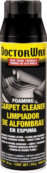 Очиститель обивки пенный, ткань, ковры (510гр) DW5207S Doctor Wax