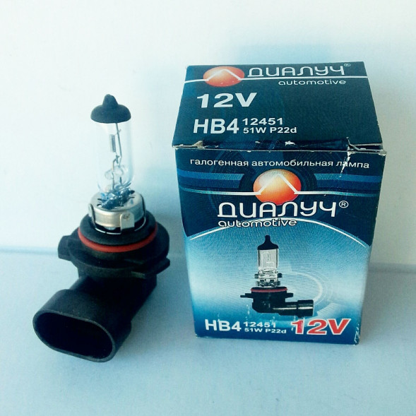 Лампа HB4 12V 51W P22D ДиаЛУЧ 12451