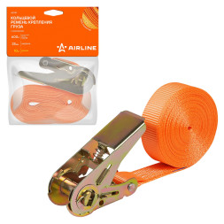 Ремень крепления груза с храповиком, кольцевой 600 кг, 6 м (AST45) AIRLINE