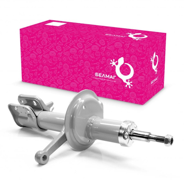 Стойка перед. амортизатора масл. ВАЗ 2108 левая БелМаг BM.9497