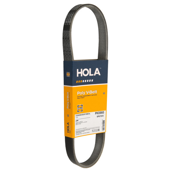 Ремень поликлиновой 6PK701E VW Polo Sedan V 1.6 (CWVB,CHYA) PH3960 HOLA