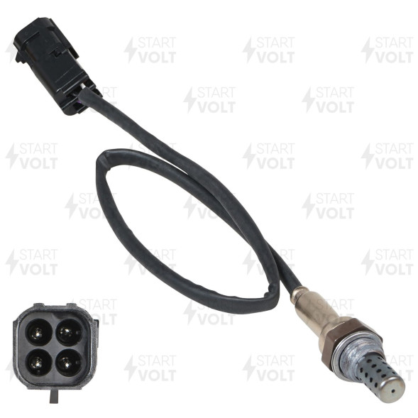 Датчик кислорода ВАЗ 2105i-2107i/Granta (11-)1.6i(ан. 28122177, тип Delphi) (VS-OS 0100) СтартВОЛЬТ