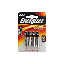 Батарейка Energizer MAX ААА- E92 BP4 E92/AAA BP мини (4шт.)