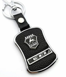 Брелок (черный) с надписью ГАЗ  (№25)