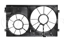 Кожух э/вентиляторов  Skoda Octavia A5/VW Golf V (03-) (Brose) LUZAR LFS 18K2