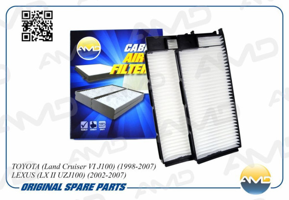 Фильтр салонный 88568-60010/AMD.FC796 (2шт) AMD TOYOTA (Land Cruiser VI J100)(1998-2007)