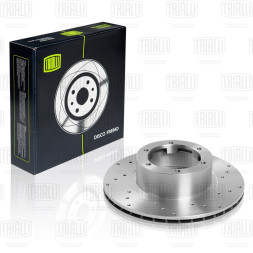 Диск торм. перед.  ГАЗ 3302 (DF 445) перфорированный (к-т 2шт) TRIALLI