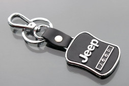 Брелок (черный) с надписью JEEP  (№25)