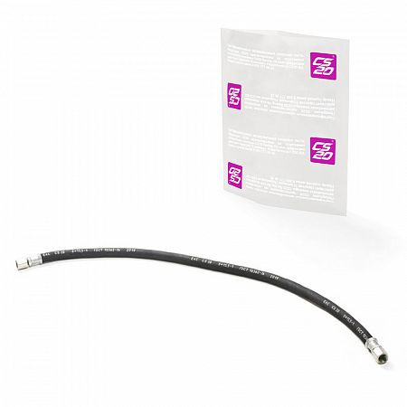 Шланг топливный ВАЗ-21074 высокого давления L=720мм моторный длинный ГАЙКА+ГАЙКА 1шт в упаковке CS20