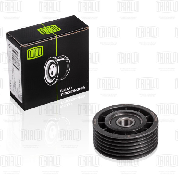 Ролик привод. ремня ГАЗ (змз. 409 Евро 2,3) A/C (СМ 107) (только ролик) (CM 107) TRIALLI
