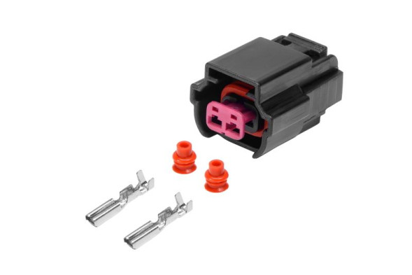 Колодка-разъем 2-х контактный топливной форсунки VAG (AX6582S) CARGEN