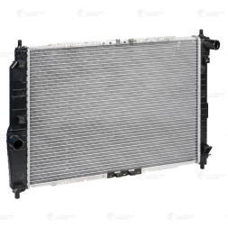 Радиатор охл.  LUZAR  Chevrolet Aveo (05-) 1.2i/1.4i MT A/C+ (паяный) (LRc 0502)