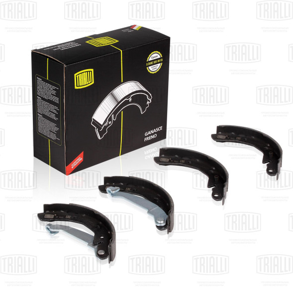 Колодки торм. барабан. зад.  Daewoo Matiz (98-) 180x31 (GF 0541) TRIALLI