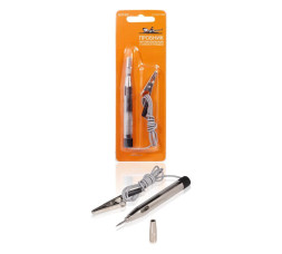 Пробник автомобильный с лампой и проводом металл 6/12/24В 110мм (ACP-02) AIRLINE