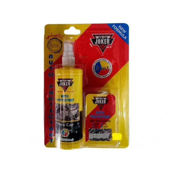 Полироль торпеды JOKER с губкой  250мл (Турция) Новая машина