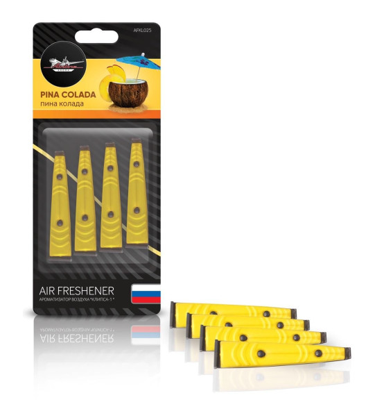 Ароматизатор в дефлектор (Клипса-1) пина колада (AFKL025)  AIRLINE