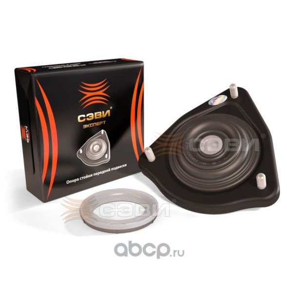 Опора стойки передней подвески ВАЗ 2190  СЭВИ-Эксперт  (со смещением 6мм, с подшипником) 1128-VP