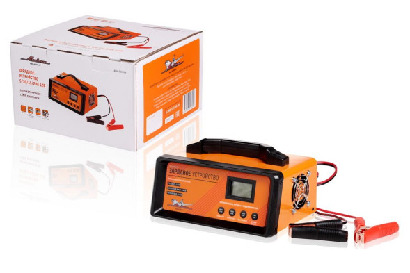 Зарядное устройство 5/10/15/20А 12В,LCD дисплей, импульсное (ACH-20AU-09)  AIRLINE