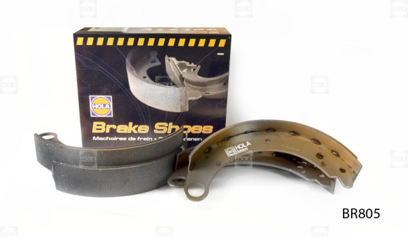 Колодка торм.задняя барабан. Газ-2410 HOLA  BR805