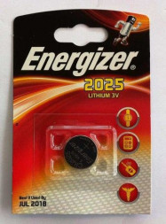 Батарейка Energizer Litium CR 2025 FSB1 табл.больш.(1шт.)