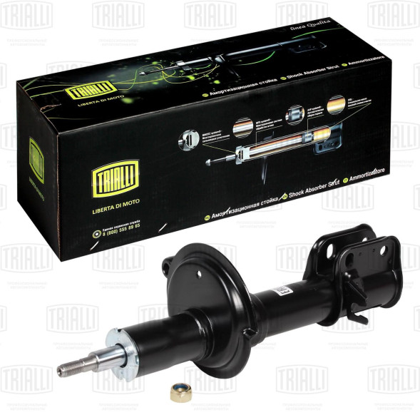 Стойка перед. амортизатора масл. LADA 2108-2115 левая (разборная) (AH 01176) TRIALLI