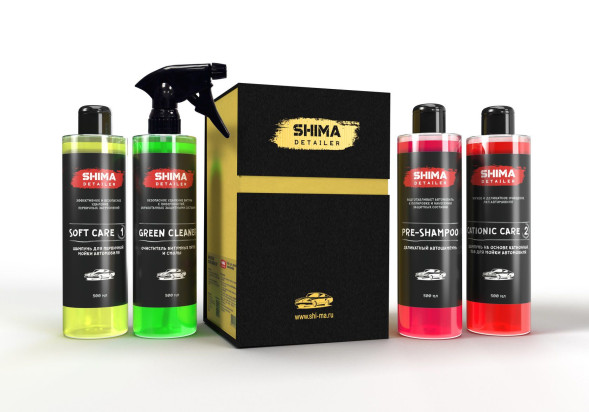 Набор для деликатной мойки автомобиля SHIMA DETAILER DELICATE CARWASH SET