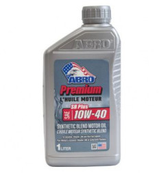 Масло моторное Premium Synthetic Blend (полусинтетика) SAE 10W40 1л MO-SB-10-40-SP-1L ABRO