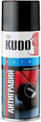 КРАСКА-СПРЕЙ Антигравий черный KU-5222 KUDO (6шт.)