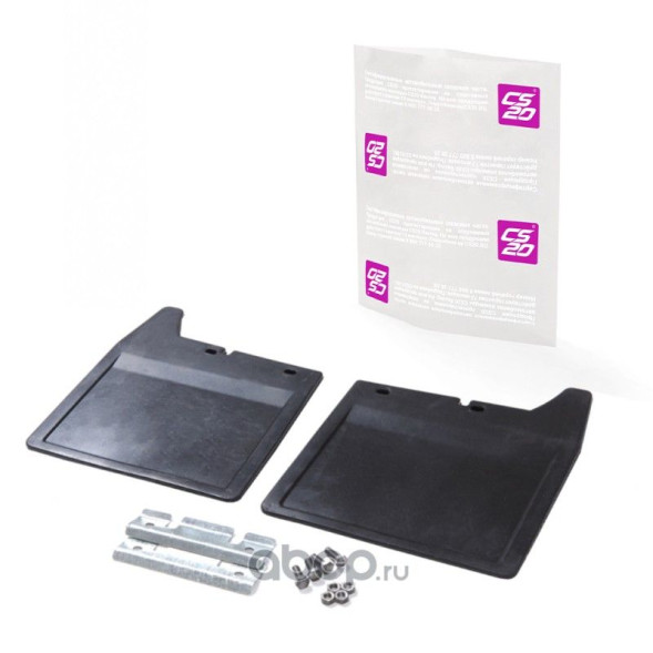 Брызговики заднего колеса для а/м ВАЗ-2101-2107 (2шт.крепл+планка) Оригинал+  CS20 (2101-8404310/11)