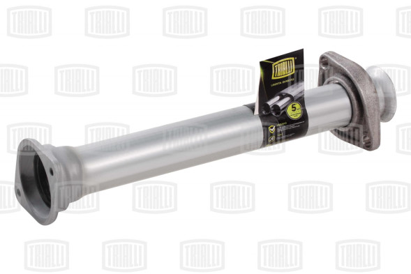 Труба переходная алюм. ВАЗ 2108-15, 2110-12 Евро2, вместо кат-ра (ECP 0103) TRIALLI