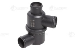 Термостат ВАЗ 2101 (летний 70°С) (с алюм. корпусом, обрезин. клапан) LUZAR LT 0100