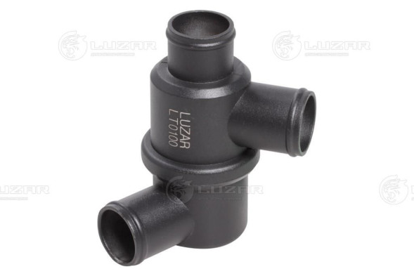 Термостат ВАЗ 2101 (летний 70°С) (с алюм. корпусом, обрезин. клапан) LUZAR LT 0100