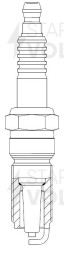 Свеча зажигания для а/м Opel Corsa D (09-) 1.0i/1.2i/1.4i/Meriva B (10-) 1.4i Ir+Pt (VSP 2104)