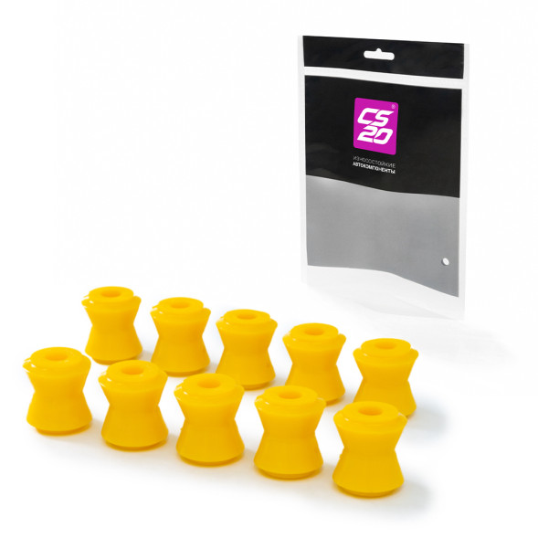 Втулка ВАЗ-2101-2107, 2121 штанги реактивной полиуретан ЖЕЛТЫЙ к-т.10шт в пакете Comfort