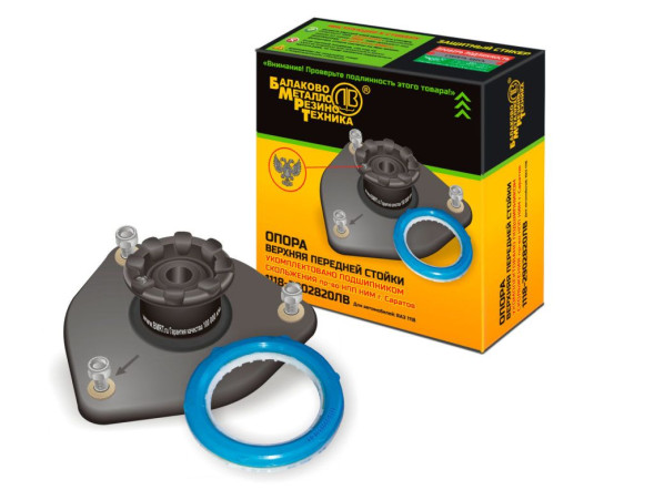 Опора стойки передней подвески ВАЗ 1118 БМРТ (с подш.Саратов) (11826)