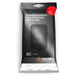 Салфетки влажные для автосалона и интерьера PRO (30 шт.) (ANSS03) AIRLINE