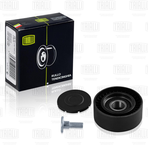 Ролик привод. ремня LADA Largus (12-) 1.4/1.6 16V без кроншт.(без ГУР)(только ролик)(CM 0909)TRIALLI