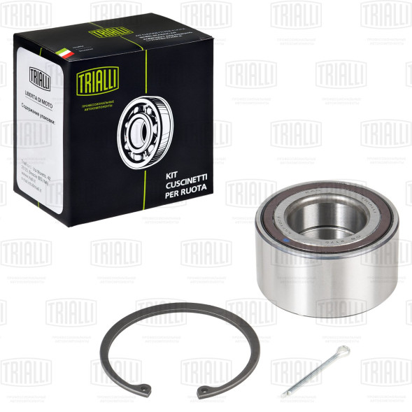 Подшипник ступицы перед. Chevrolet Aveo T300 (11-) (кмпл: подш./кольцо/шплинт) (CS 2175) TRIALLI