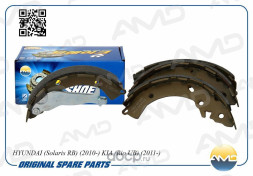 Колодка барабанного тормоза 58305-0UA00/AMD.BF394 HYUNDAI(Solaris RB)(2010-)KIA(Rio UB)(2011-)