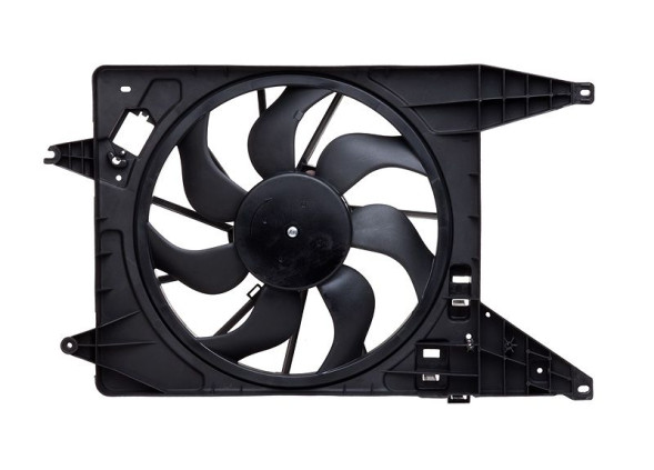 Э/вентилятор охл. с кожухом и резист.Renault Logan (08-)/Lada Largus (12-) A/C LUZAR LFc 0966