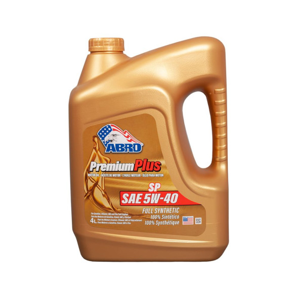 Масло моторное Premium Plus Full Synthetic (синтетика) SAE 5W40 4л MO-FS-5-40-SP-4L ABRO