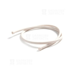 Шланг экономайзера ВАЗ силикон БЕЛЫЙ с наконечниками L=850мм 1шт БалаковоЗапчасть