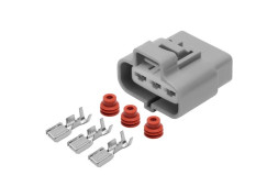 Колодка-разъем 3-х контактный межжгутовой Toyota (AX6743S) CARGEN