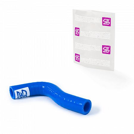 Патрубок вентиляции картера ВАЗ-2108 верхний сапунёнок силикон CS20 СИНИЙ 1шт Profi
