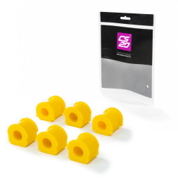 Втулка ВАЗ-2123 стабилизатора к-т.6шт полиуретан ЖЕЛТЫЙ в пакете Comfort