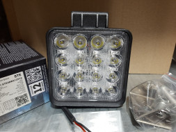 Светодиодная фара LUMEN 48W, 9/32V,6000K,(SPOT 30градусов)   MLP-STE48WS1257S