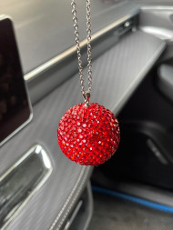 Подвеска диско-шар красный ВХ-200