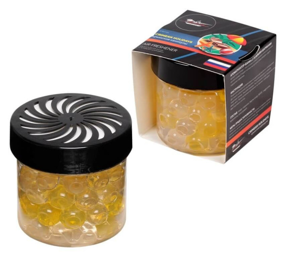 Ароматизатор-банка с гелевыми шариками крымские каникулы (AFSH185)  AIRLINE