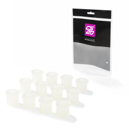 Втулка ВИС-2345, М-412, 2140, МЗСА рессоры полиуретан ПРОЗРАЧНЫЙ к-т.12шт в пакете Profi